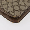 GUCCI GG Supreme Hand Bag PVC Beige Gold Auth 180212-9