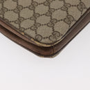 GUCCI GG Supreme Hand Bag PVC Beige Gold Auth 180212-15