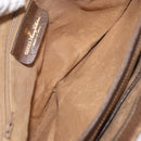 GUCCI GG Supreme Hand Bag PVC Beige Gold Auth 180212-11