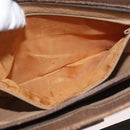 GUCCI GG Supreme Hand Bag PVC Beige Gold Auth 180212-25