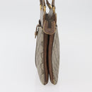 GUCCI GG Supreme Hand Bag PVC Beige Gold Auth 180212-3