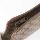 GUCCI GG Supreme Clutch Bag PVC Beige Gold 97 01 038 Auth 180213-8