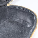 GUCCI Bamboo Vanity Hand Bag Patent leather Gray Gold 032 1705 0151 Auth 180214-18