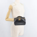GUCCI Bamboo Vanity Hand Bag Patent leather Gray Gold 032 1705 0151 Auth 180214-20