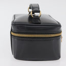 GUCCI Bamboo Vanity Hand Bag Patent leather Gray Gold 032 1705 0151 Auth 180214-5