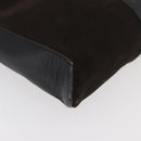 GUCCI Shoulder Bag Suede Brown Gold 001 4051 Auth 180216-10