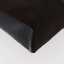 GUCCI Shoulder Bag Suede Brown Gold 001 4051 Auth 180216-12