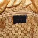 GUCCI Shoulder Bag Suede Brown Gold 001 4051 Auth 180216-15