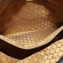 GUCCI Shoulder Bag Suede Brown Gold 001 4051 Auth 180216-20