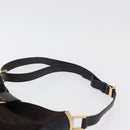 GUCCI Shoulder Bag Suede Brown Gold 001 4051 Auth 180216-8