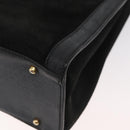 GUCCI Bamboo Tote Tas Suède Zwart Goud 002 2865 0260 Auth 180218-16