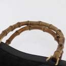 GUCCI Bamboo Tote Tas Suède Zwart Goud 002 2865 0260 Auth 180218-8