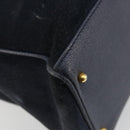 GUCCI Bamboo Tote Bag Suede Navy Gold 002 123 0322 Auth 180219-13