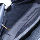 GUCCI Bamboo Tote Bag Suede Navy Gold 002 123 0322 Auth 180219-17