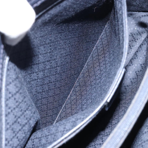 GUCCI Bamboo Tote Bag Suede Navy Gold 002 123 0322 Auth 180219
