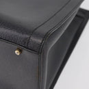 GUCCI Bamboo Tote Bag Leder Schwarz Gold 002 0260 Auth 180220-14
