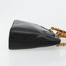 GUCCI Bambus Handtasche Leder Schwarz Gold 000 2214 0289 Authentisch 180221-3