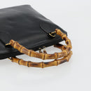 GUCCI Bambus Handtasche Leder Schwarz Gold 000 2214 0289 Authentisch 180221-7