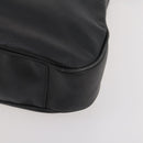 GUCCI Bamboo Schoudertas Leer 2-weg Zwart Goud 001 2852 1577 0 Auth 180222-12