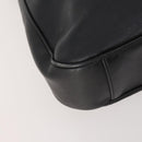GUCCI Bamboo Schoudertas Leer 2-weg Zwart Goud 001 2852 1577 0 Auth 180222-13
