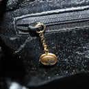 GUCCI Bamboo Shoulder Bag Suede 2way Black Gold 001 2404 1638 0 Auth 180224-18