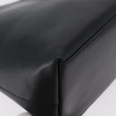 GUCCI Bamboo Shoulder Bag Leather Black Silver Auth 180226-12