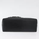 GUCCI Bamboo Shoulder Bag Leather Black Silver Auth 180226-9