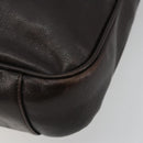 GUCCI Bamboo Shoulder Bag Leather 2way Brown Gold 001 1638 Auth 180228-12