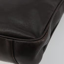 GUCCI Bamboo Shoulder Bag Leather 2way Brown Gold 001 1638 Auth 180228-14