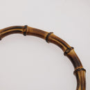 GUCCI Bamboo Shoulder Bag Leather 2way Brown Gold 001 1577 2615 Auth 180229-15