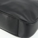 GUCCI Bamboo Shoulder Bag Leather 2way Black Gold 001 1577 Auth 180230-16