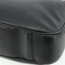 GUCCI Bamboo Shoulder Bag Leather 2way Black Gold 001 1577 Auth 180230-17