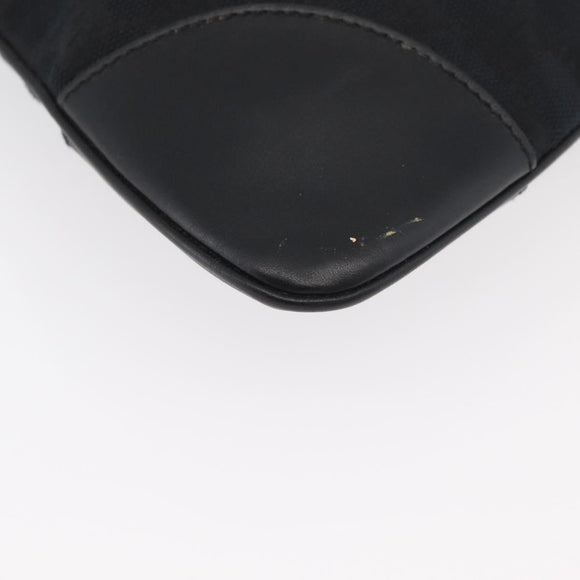 GUCCI GG Canvas Jackie Shoulder Bag Black Silver 001 4057 Auth 180233