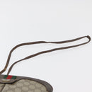 GUCCI GG Supreme Web Sherry Line Bag PVC Beige Gold 904 02 047 Auth 180234-14