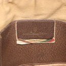 GUCCI GG Supreme Web Sherry Line Bag PVC Beige Gold 904 02 047 Auth 180234-21