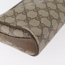 GUCCI GG Supreme Web Sherry Line Bag PVC Beige Gold 89 02 018 Auth 180235-16
