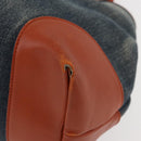 GUCCI Tote Bag Denim Blue Gold 348715 Auth 180237-14