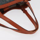 GUCCI Tote Bag Denim Blue Gold 348715 Auth 180237-7