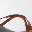 GUCCI Tote Bag Denim Blue Gold 348715 Auth 180237-8