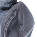 GUCCI GG Canvas Waist bag Black Silver 145351 Auth 180238-21