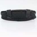 GUCCI GG Canvas Waist bag Black Silver 145351 Auth 180238-5