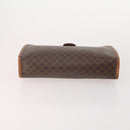 CELINE Macadam Canvas Clutch Bag PVC Leather 3 Set Brown Auth 180239-6