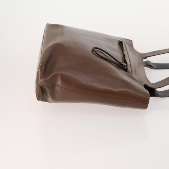 GIVENCHY Gucci Fendi Prada Bag PVC Leather 4 Set Brown Beige black Auth 180241