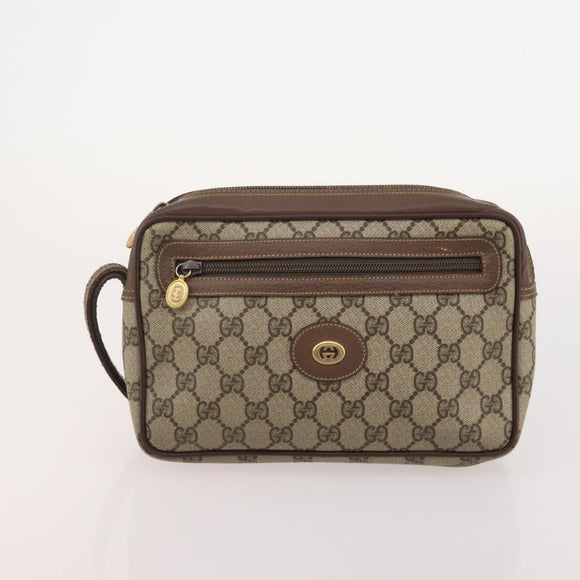 GIVENCHY Gucci Fendi Prada Bag PVC Leather 4 Set Brown Beige black Auth 180241