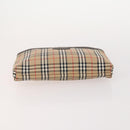 Burberrys Burberry Nova Check Bag Canvas 4 Set Brown Beige Navy Auth 180243-12