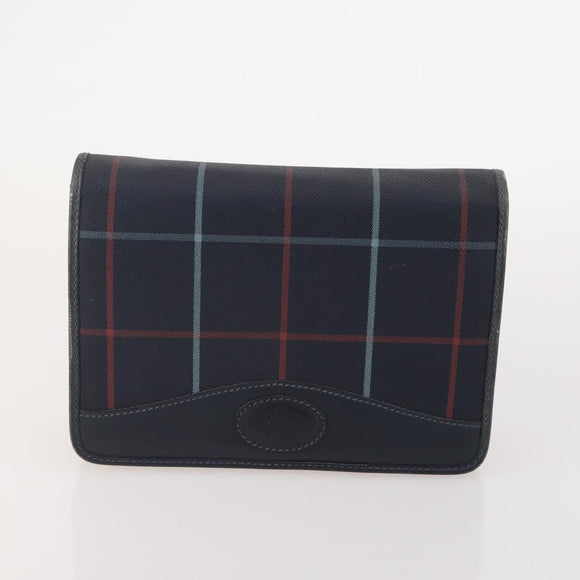 Burberrys Burberry Nova Check Bag Canvas 4 Set Brown Beige Navy Auth 180243