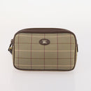 Burberrys Burberry Nova Check Bag Canvas 4 Set Brown Beige Navy Auth 180243-20