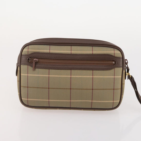 Burberrys Burberry Nova Check Bag Canvas 4 Set Brown Beige Navy Auth 180243