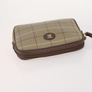 Burberrys Burberry Nova Check Bag Canvas 4 Set Brown Beige Navy Auth 180243-23