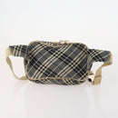 Burberrys Burberry Nova Check Bag Canvas 4 Set Brown Beige Navy Auth 180243-3